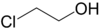 Skeletal formula of 2-chloroethanol