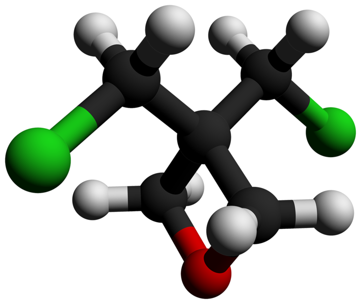 File:3,3-Bis(chloromethyl)oxetane-3D-balls-by-AHRLS-2012.png