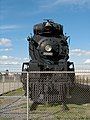 Amarillo, Texas. Front view of Santa Fe 5000 on static display, October 2002.