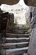 Amberd stairs within ruins