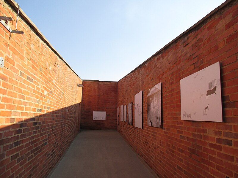 File:Apartheid Museum Reflections2.JPG