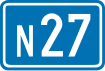 National Route 27 shield}}