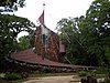 Bavinger house and surrounding forest