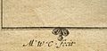 The signature of de la Colombière