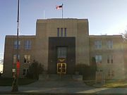 Pondera County Courthouse, Conrad, Montana, 1937-1938