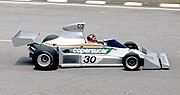 Fittipaldi driving for his brother's eponymous team at the 1976 Brazilian Grand Prix at his home circuit, Interlagos