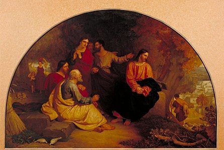 Christ Lamenting over Jerusalem, 1846, one of Eastlake's most popular biblical paintings.