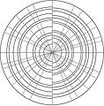 Feed-Drum, first map with 13 diameters and 8 nodal circles