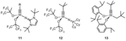 various Schrock-based alkyne metathesis catalysts