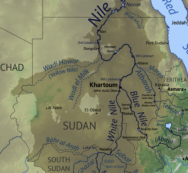 File:Nile Map Sudan.png