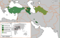 Oghuz languages in Central Asia.