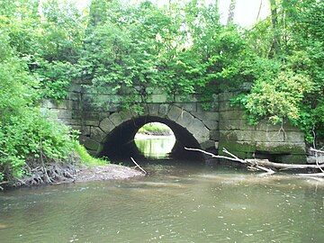 P&O Canal aqueduct in southern Kent, built ca. 1840.