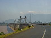 This bridge over the Mekong River connects Northeast Thailand and Southern Laos, an important transport project of the Corridor.