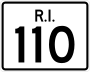 Route 110 marker