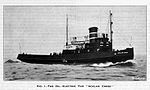 Acklam Cross undergoing sea trials in 1933