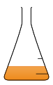 Erlenmeyer flask or conical flask.