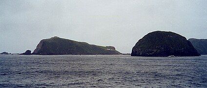 View of the Diego Ramirez Islands