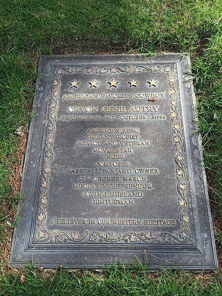 File:Gene Autry Grave.JPG