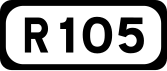 R105 road shield}}