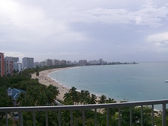 Isla Verde skyline in Carolina