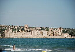 The Byzantine castle of Korykos from the sea c.11th cent. AD. It featured fully concentric features a century before the first examples of concentric fortifications were seen in the West.