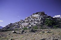 Thikse Monastery is the largest gompa in Ladakh, built in the 1500s.