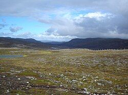 View of the Ifjordfjellet in Lebesby