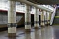 Columns in the platform hall