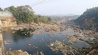 Waterflow at Mukutmanipur Dam