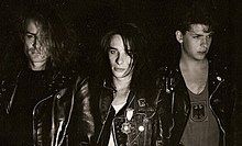 NUMB original lineup 1986: (L-R) Don Gordon, Sean St. Hubbs (Sean Stubbs), David Hall.