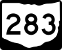 State Route 283 marker