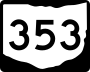 State Route 353 marker