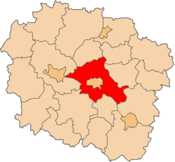 Location within the voivodeship