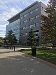 Richcraft Hall, formerly known as River Building, home of Carleton's journalism, public policy, and international affairs programs