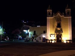 Santa Marina Salina at night