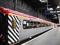 Mk3a First Open in Virgin Trains Silver livery at London Euston in August 2009.