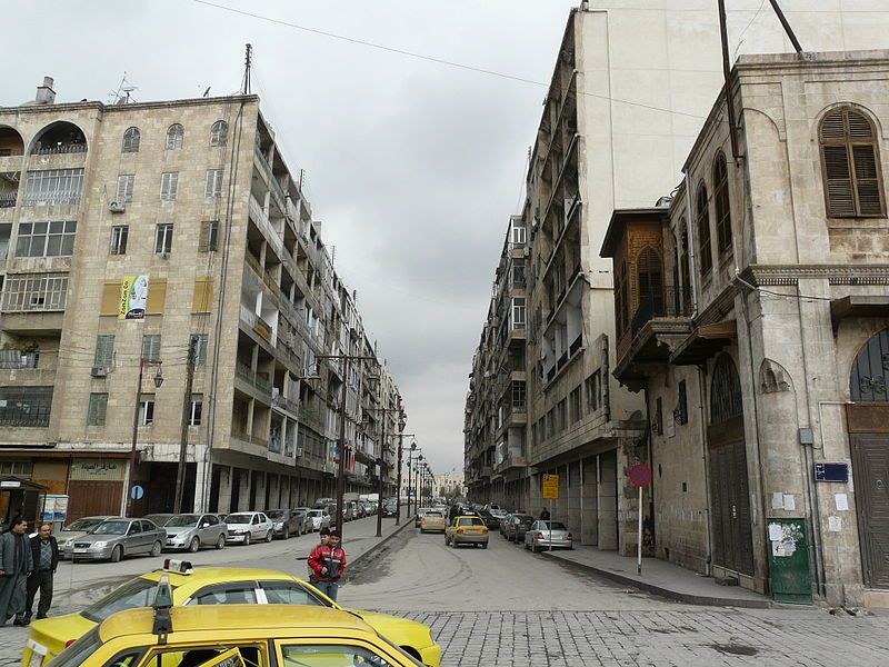 File:Aleppo street winter.jpg