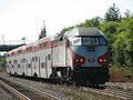 A Caltrain express train