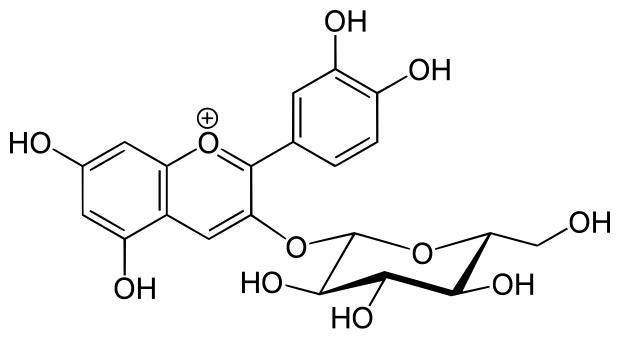 File:Cyanidin 3-O-glucoside.svg