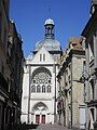 Church of Saint-Jacques of Dieppe (with its campanile), south facade on Rue Pecquet.