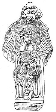 Garuda relief Gandhara.