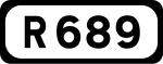 R689 road shield}}