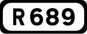 R689 road shield}}