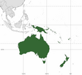 Image 4Australia's concept of Australasia, which includes Australia, New Zealand and, in this case, Melanesia (from Australasia)