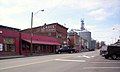 Downtown Nevada, Ohio on North Main Street (Ohio State Route 231) looking south near the Norfolk Southern Railway.