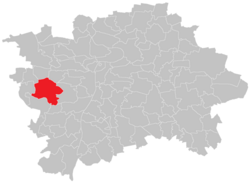 Location of Stodůlky in Prague