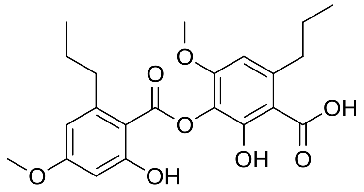 File:Sekikaic acid.svg