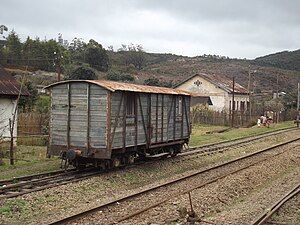 A freight car in Madagascar