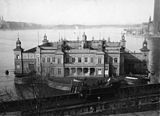 Strömbadet, view from the east before demolition in 1936.