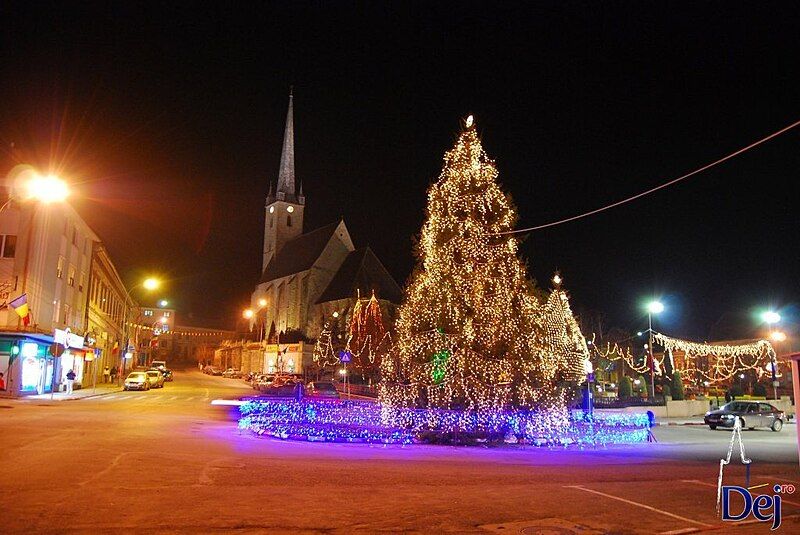 File:Town square night.jpg